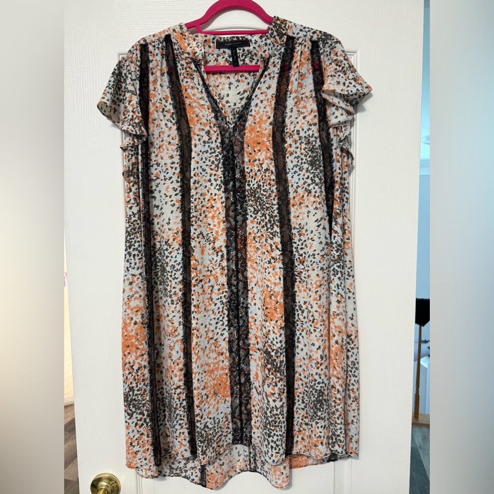 BCBGMAXAZRIA Speckled Print Cocktail Dress – Size M